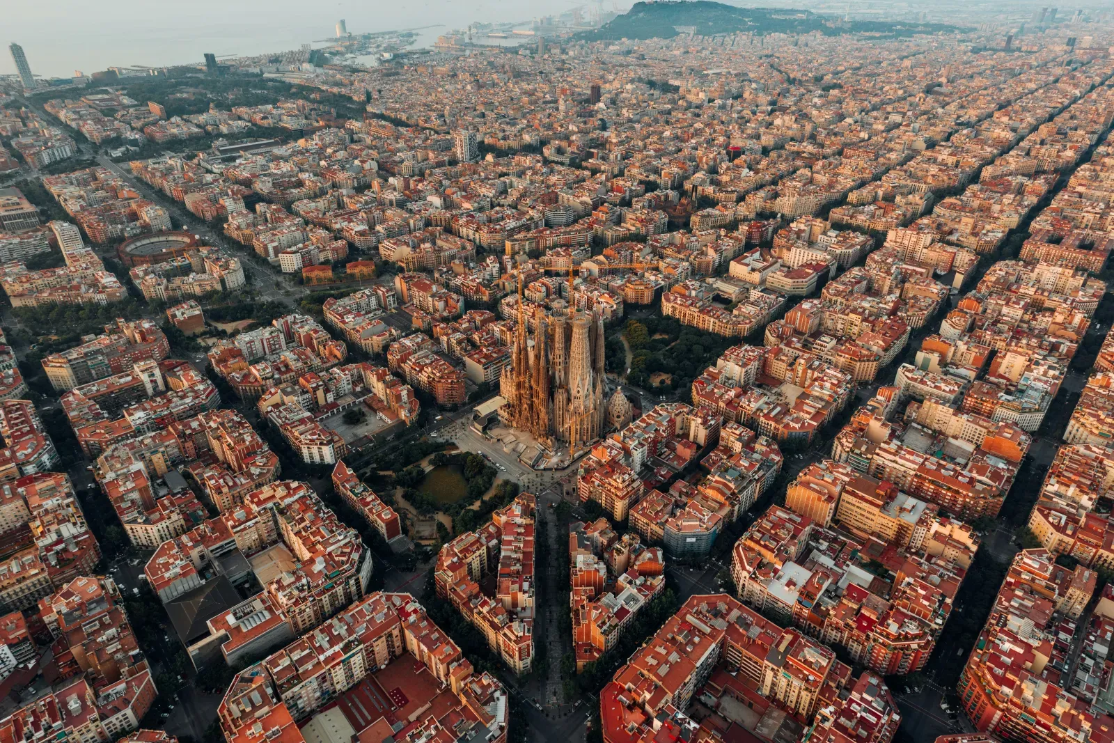Stadtansicht von Barcelona – Symbolbild für Auslandsumzüge