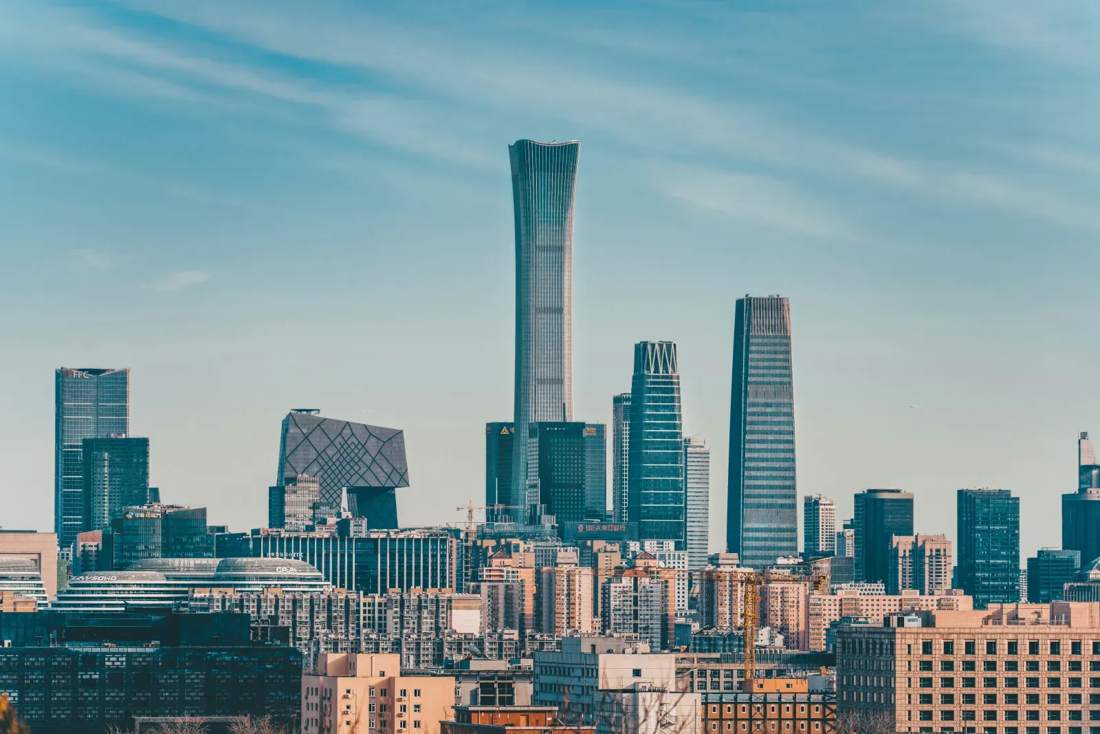 Stadtansicht von Peking – Symbolbild für Auslandsumzüge