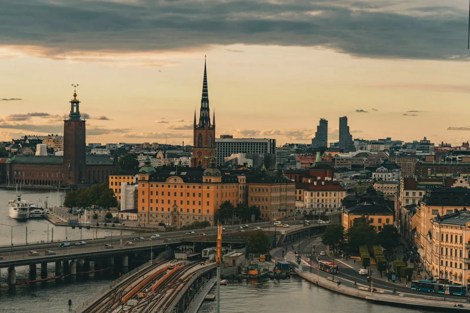 Stadtansicht von Stockholm – Symbolbild für Auslandsumzüge