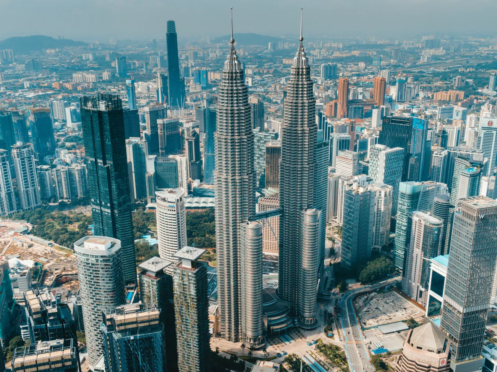 Stadtansicht von Kuala Lumpur – Symbolbild für Auslandsumzüge
