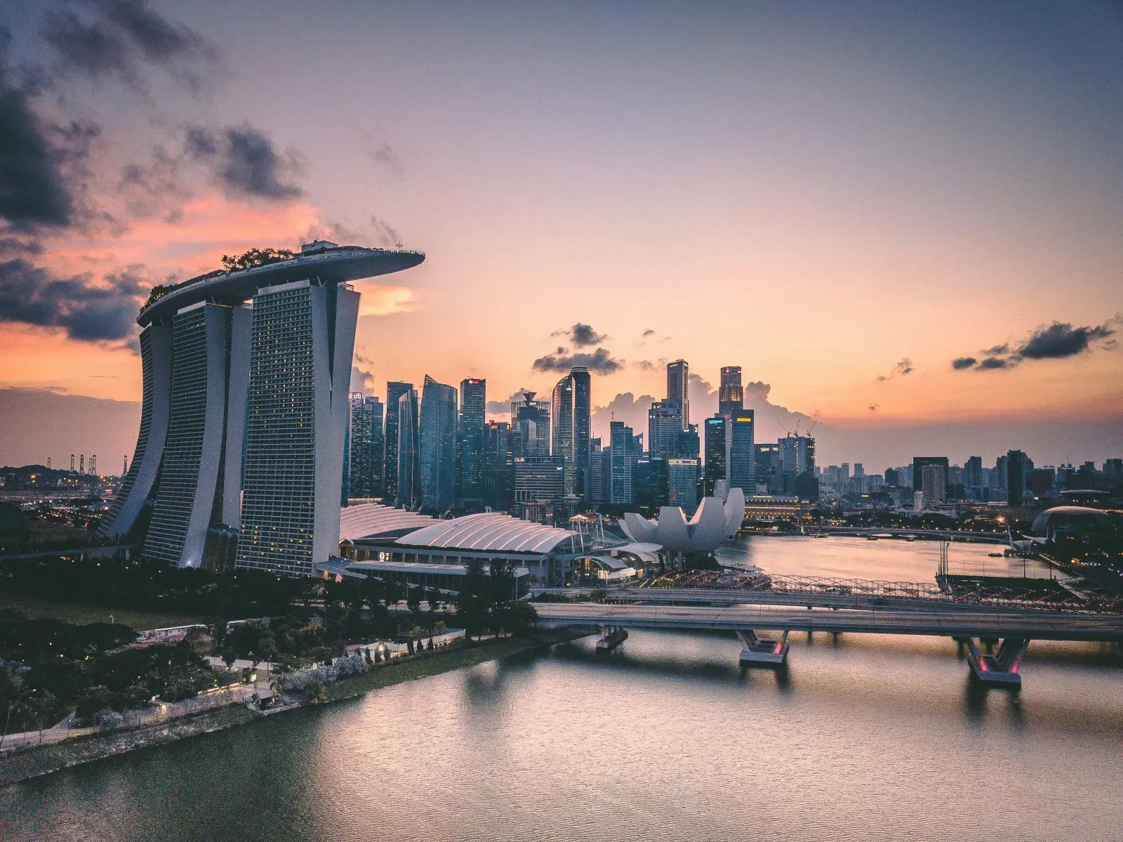 Stadtansicht von Singapur – Symbolbild für Auslandsumzüge