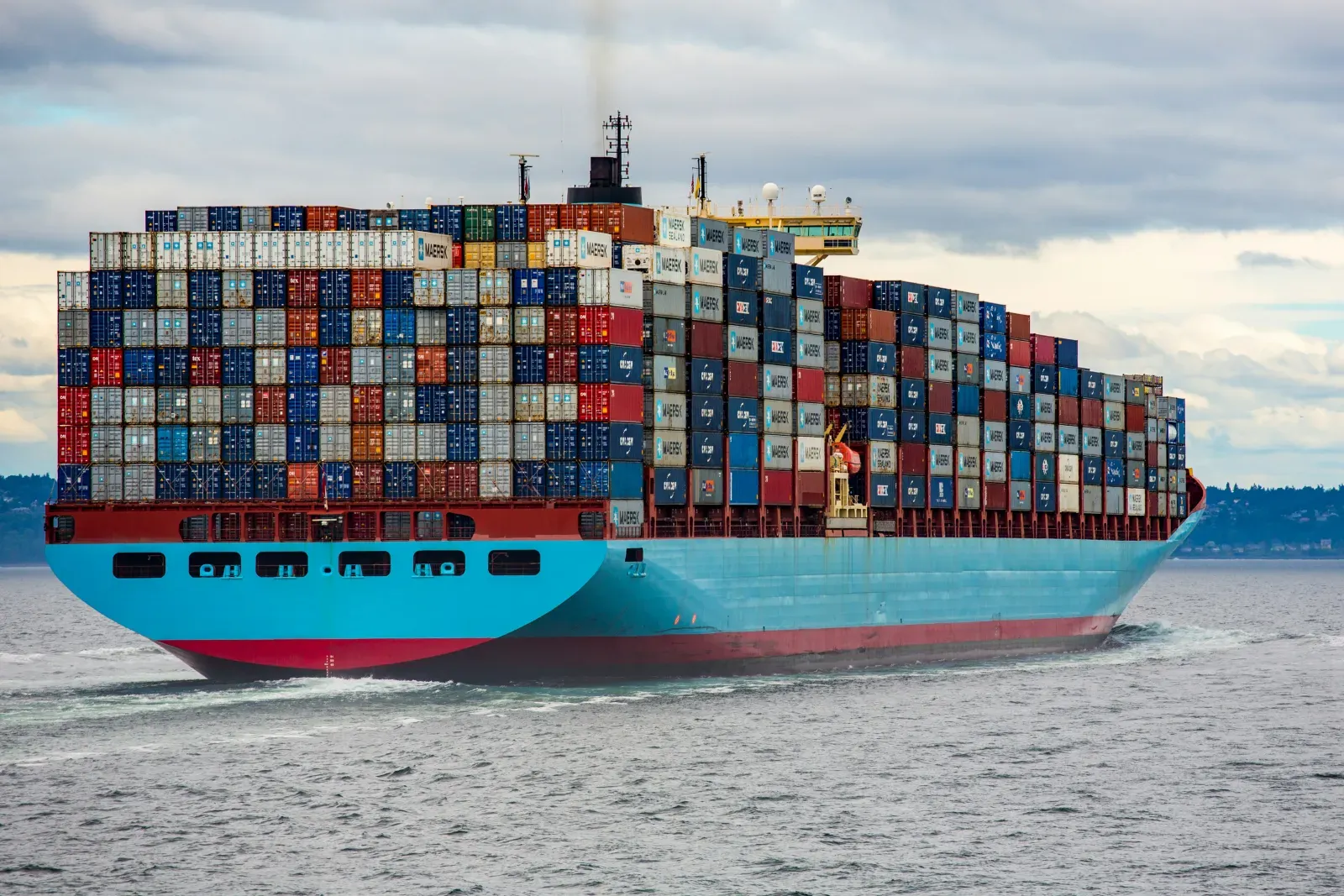 Container im Seefrachtverkehr – Symbolbild