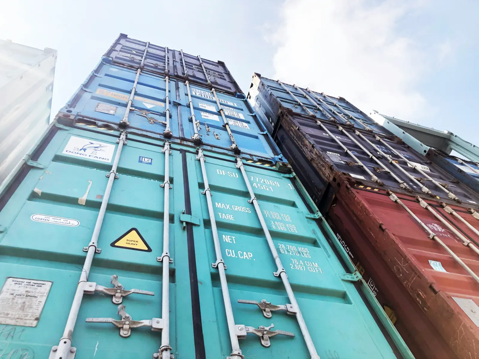 Container im Seefrachtverkehr – Symbolbild