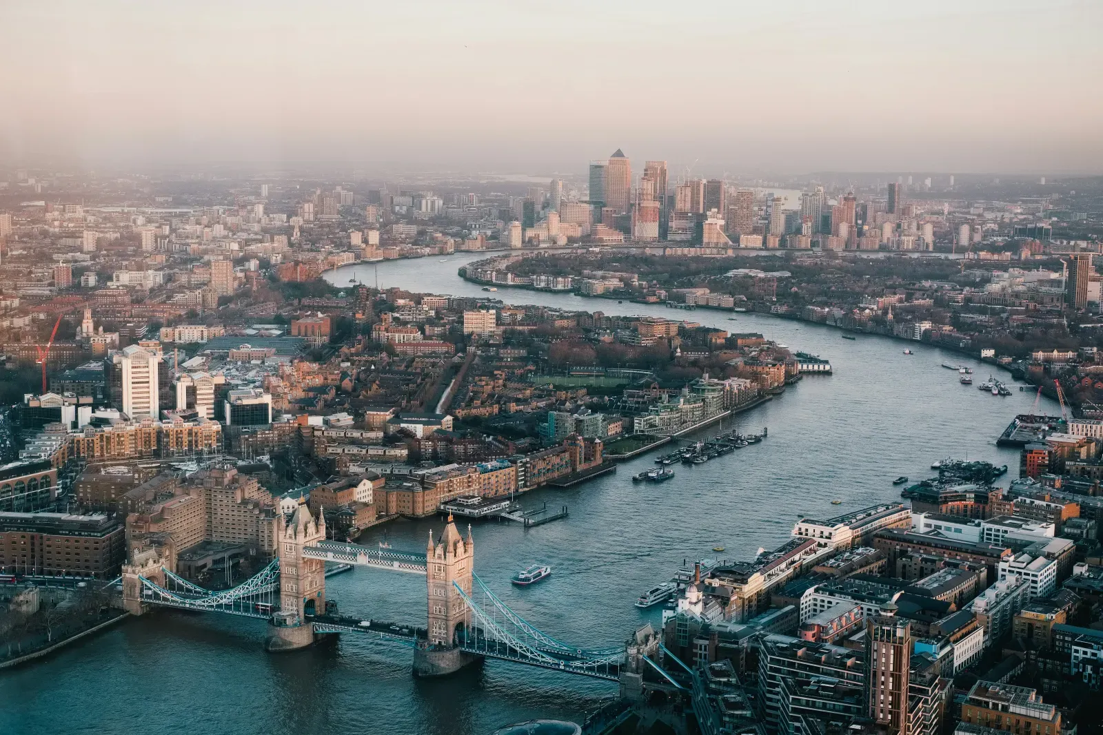 Stadtansicht von London – Symbolbild für Auslandsumzüge