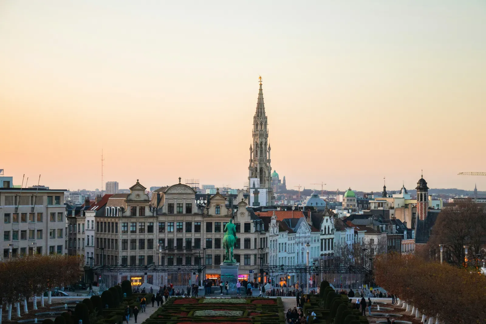 Stadtansicht von Brüssel – Symbolbild für Auslandsumzüge